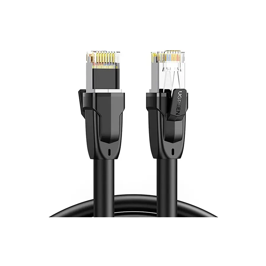 UGREEN 70172 NW121 CAT8 2000MHz Bant 25GB/s Daha Yüksek Ağ Hızı Ethernet Kablosu Siyah 5metre