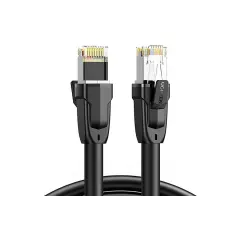 UGREEN 70172 NW121 CAT8 2000MHz Bant 25GB/s Daha Yüksek Ağ Hızı Ethernet Kablosu Siyah 5metre