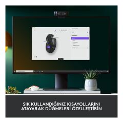 LOGİTECH Signature M650 Sessiz Optik Kablosuz Mouse Siyah (910-006274)
