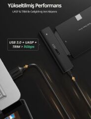UGREEN 70609 USB 3.0 to SATA 3 Adaptör Kablosu UASP Destekli 5GB/s Yüksek Hız - 2