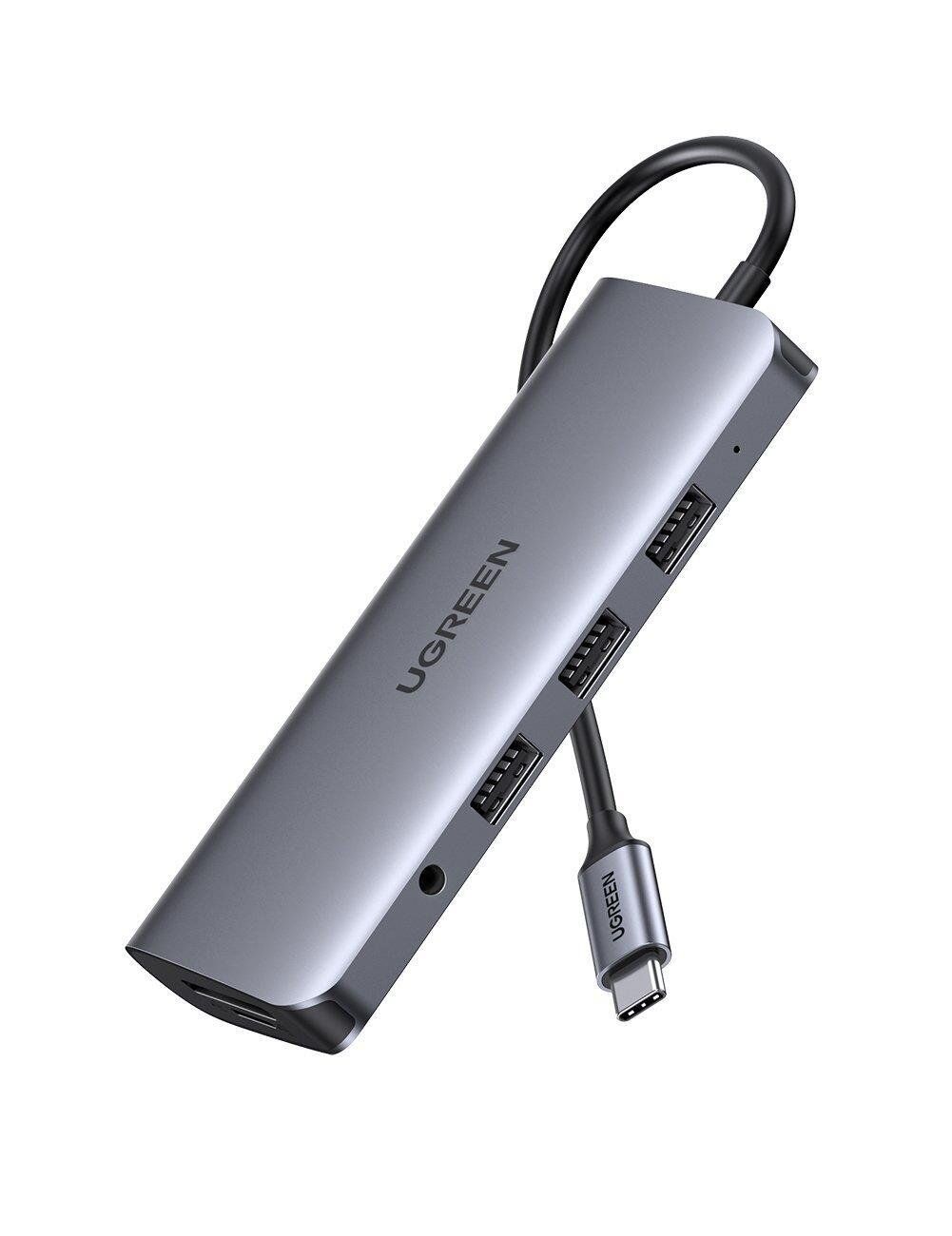 UGREEN 80133 10 in 1 4K UHD 100W USB-C Hub Çoklayıcı 5Gbps Veri Aktarımı
