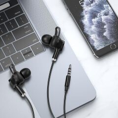 WİWU EB309 Hi-Fi Ses Kaliteli 3.5mm Siyah Kulakiçi Kulaklık - 2