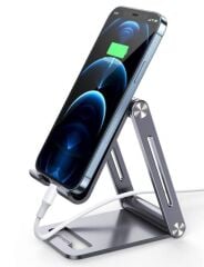 UGREEN 80708 LP263 4.7-7.9'' Çift Eksenli Ayarlanabilir Alüminyum Telefon Standı Gri