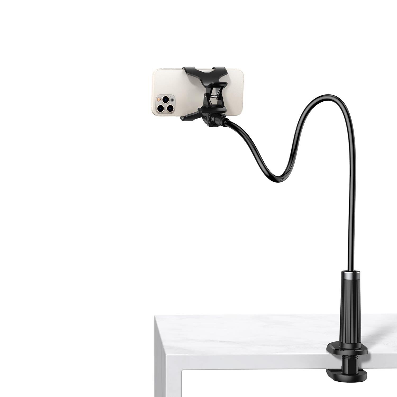 UGREEN 80906 LP113 360°8cm Masalara KadarAyarlanabilir Flexible Esnek Yatak Masa Telefon Tutucu 90cm