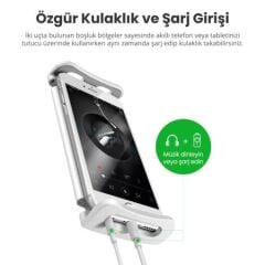 UGREEN 80906 LP113 360°8cm Masalara KadarAyarlanabilir Flexible Esnek Yatak Masa Telefon Tutucu 90cm