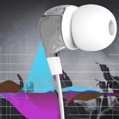 LAPAS A3 3.5mm Gümüş Kulakiçi Kulaklık