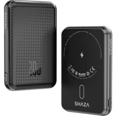SHAZA SG1501/BK 5000mAh 15W MagSafe Taşınabilir Powerbank Siyah