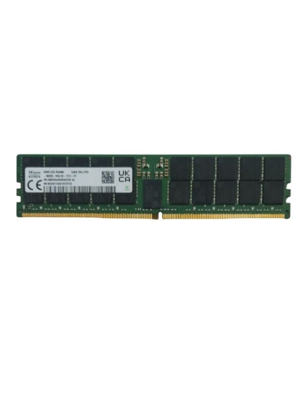 SK HYNİX 64GB DDR5 5600MHz 2Rx4 PC5-5600B EC8 RDIMM Sunucu Ram HMCG94AGBRA632N