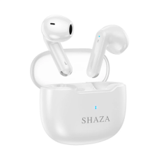 SHAZA SZAir7 Gürültü Azaltma ENC 4 Mikrofonlu Bluetooth 5.3 TWS Bluetooth Kulaklık Beyaz