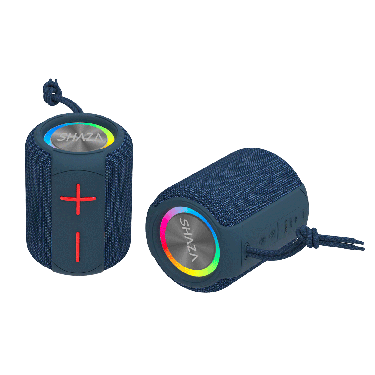 SHAZA Taşınabilir IPX6 Suya Dayanıklı 8Wx2 Ses Çıkışı Colorful Bluetooth Hoparlör Rengarenk