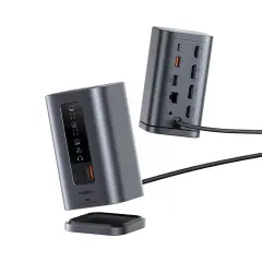 BASEUS SpaceMate USB-C to 11 in 1 (WIN) Çok Fonksiyonlu Bağlantı İstasyonu B00568101813-00 - 2