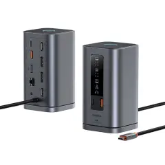 BASEUS SpaceMate USB-C to 11 in 1 (WIN) Çok Fonksiyonlu Bağlantı İstasyonu B00568101813-00
