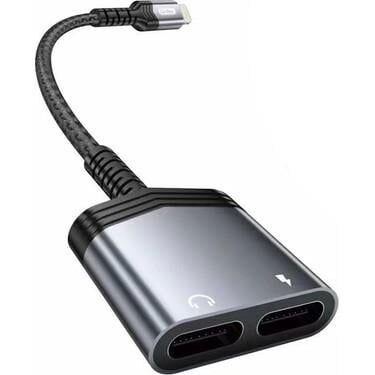GO DES GD-UC070 Lightning 2 in 1 Şarj ve Ses Adaptörü