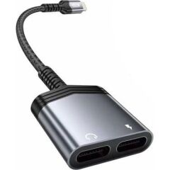 GO DES GD-UC070 Lightning 2 in 1 Şarj ve Ses Adaptörü