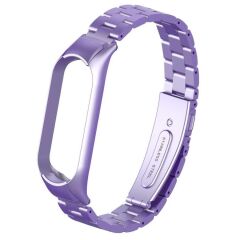 ZORE XİAOMİ Mi Band 5 Band 6 Lila KRD-04 Metal Kordon