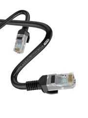 GO DES GD-HM891 1000Mbps Aktarım Hızlı RJ45 Yüksek Ağ Hızı Ethernet Kablosu Siyah 3metre