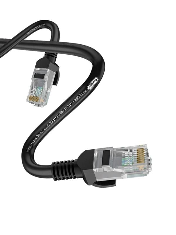 GO DES GD-HM891 1000Mbps Aktarım Hızlı RJ45 Yüksek Ağ Hızı Ethernet Kablosu Siyah 15metre