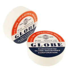 13780 GLOBE 13780 0.13mm x 19mm Beyaz İzole Bant 10'lu Paket Fiyatı