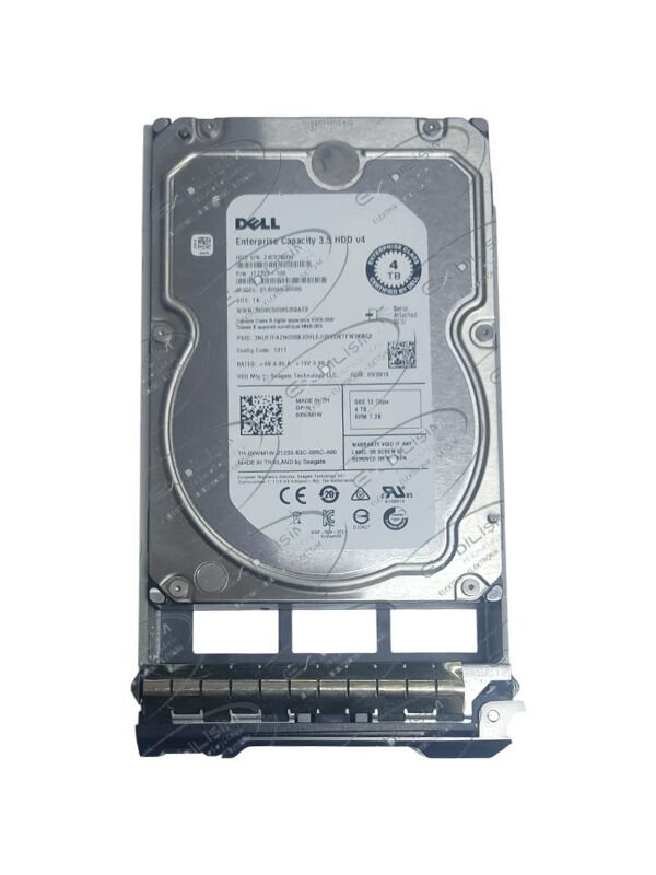 (2.EL) DELL EnterPrise 4TB 7.2K 12G SAS 3.5'' Sunucu Harddisk ST4000NM0005 1TZ279-150 0XWM1W