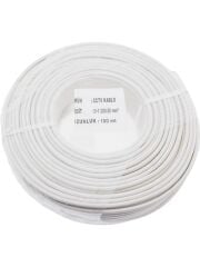 2x0.50mm 2+1 Beyaz CCTV Kamera Kablosu (Metre Fiyatı)