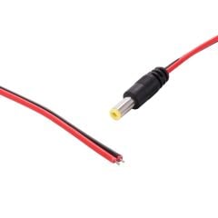 281 TK 34 Fiş Kablolu Tek Uçlu Kamera için 20cm DC Power Jack - 2