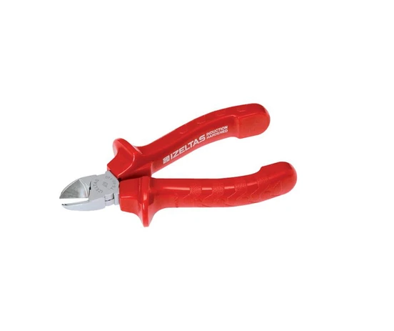 İZELTAŞ Yan Keski Opak 180mm Kırmızı – Dayanıklı El Aleti