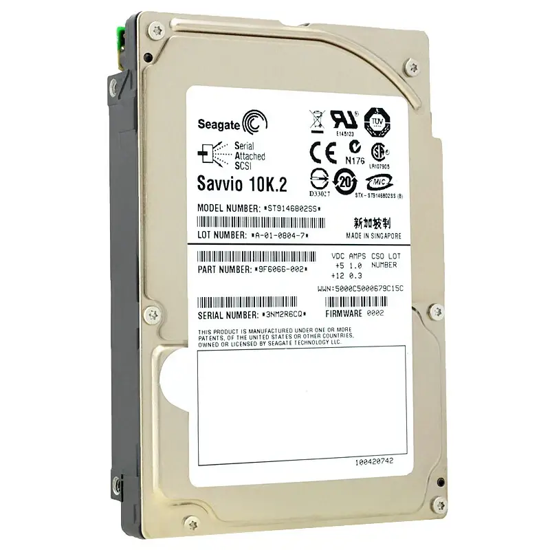 (2.EL) SEAGATE 146GB 10K 3G SAS 2.5'' Sunucu Harddisk DG0146BB976 ST9146802SS 430165-003 9F6066-033