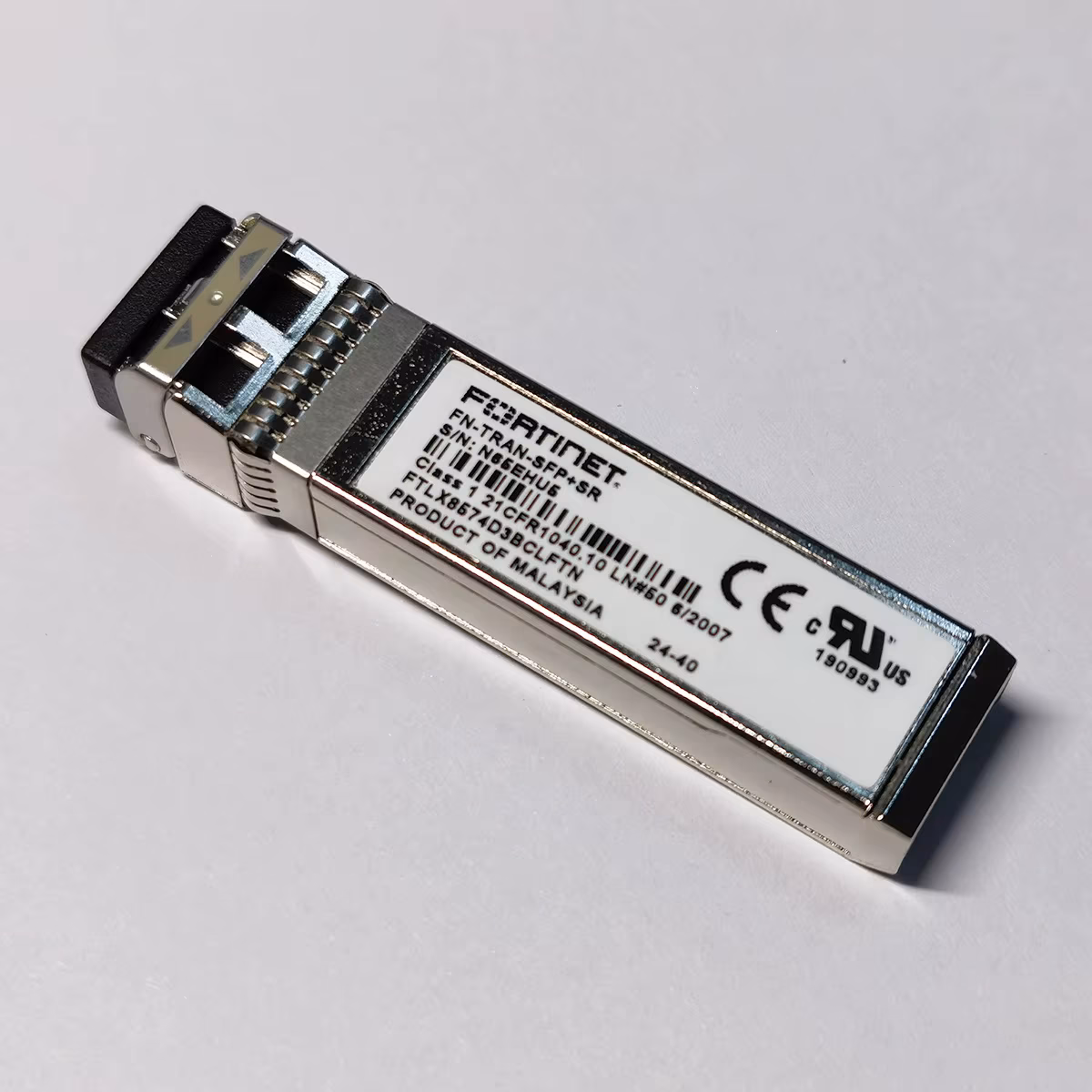 Fortinet FN-TRAN-SFP+SR 10GBASE-SR 850nm MMF SFP+ Optik Transceiver Modül (SFP-10G-SR)
