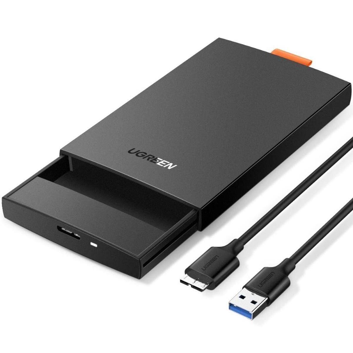 UGREEN 60353 CM237 2.5¨ USB 3.0 to SATA Hard Disk Kutusu 5GB/s Veri Aktarımı Darbe Önleyici Tasarım