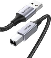 UGREEN 80802 US369 USB-A to USB-B 2.0 Örgülü Yazıcı Kablosu 1.5metre
