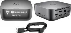 HP AW5M5UT 280W 19.5 Volt 16.9 Amper USB-C G6 Thunderbolt 4 Ultra Docking Station Yerleştirme İstasyonu