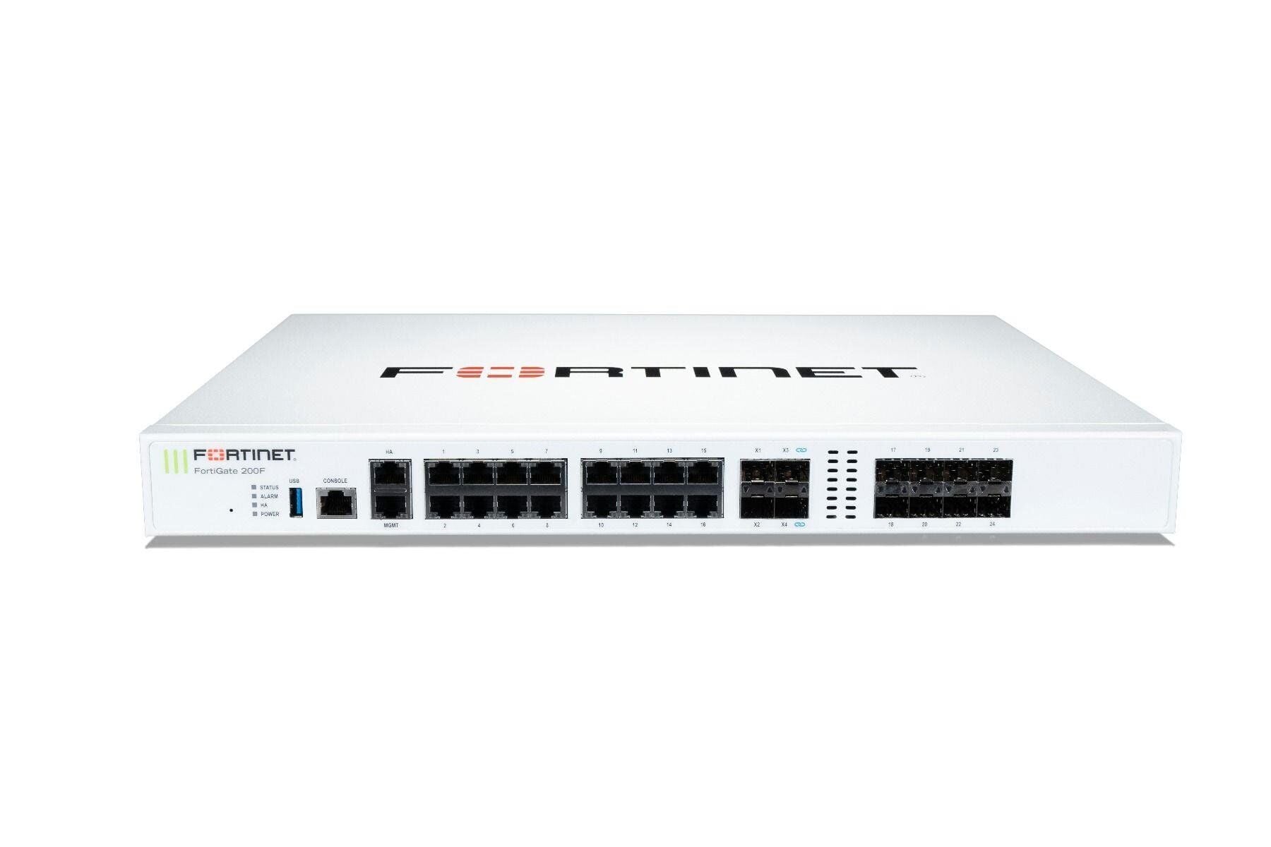 FORTİNET FortiGate-200F Firewall Cihazı + 1yr 24X7 FCare&FGuard