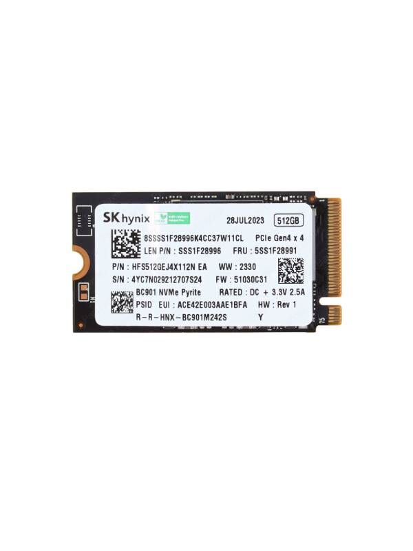 SK HYNIX BC901 512GB 2242 PCIe Gen4 x4 M.2 NVMe SSD HFS512GEJ4X112N Kutusuz Tray