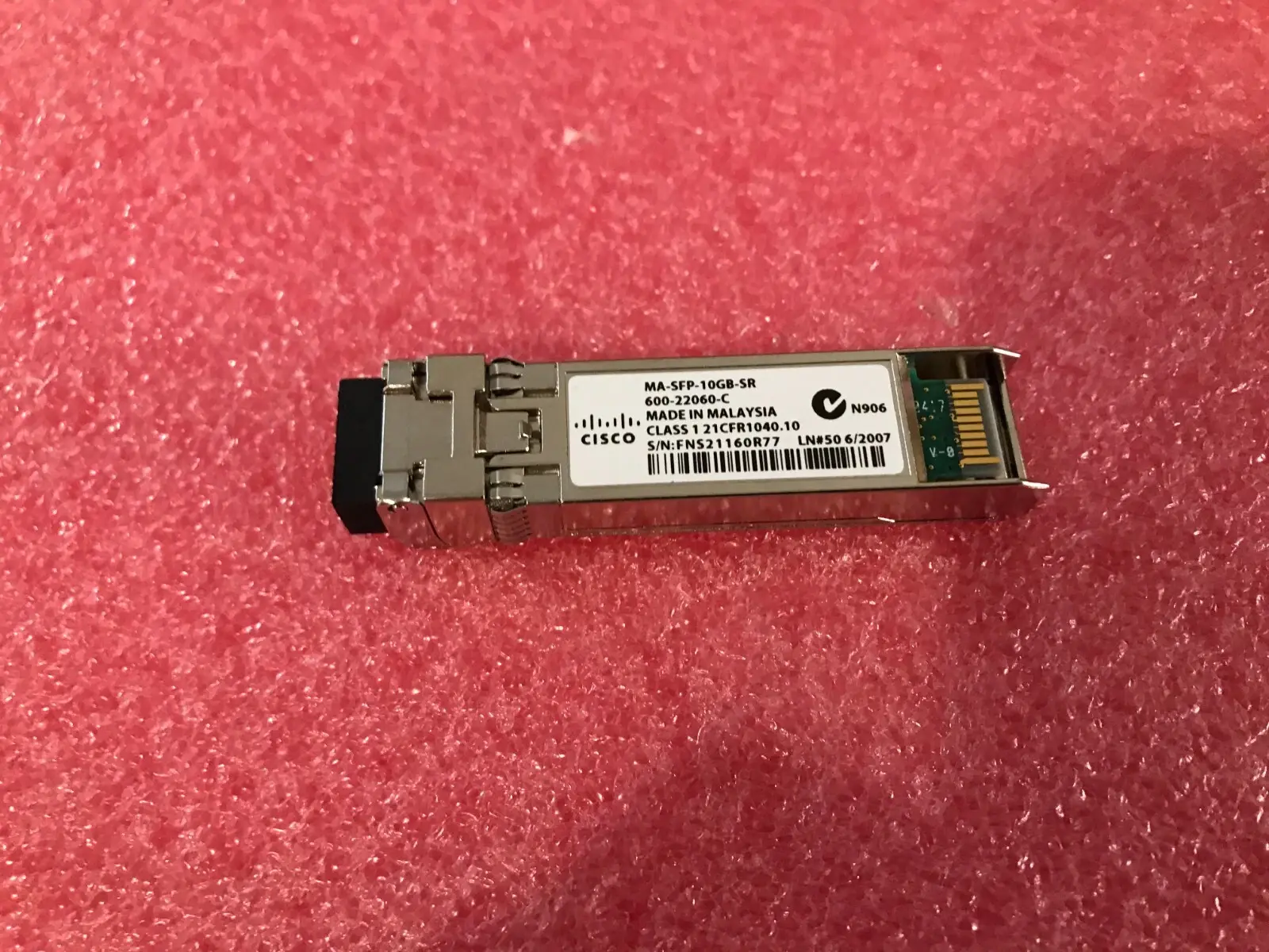 Cisco Meraki MA-SFP-10GB-SR 10G SFP+ SR Transceiver