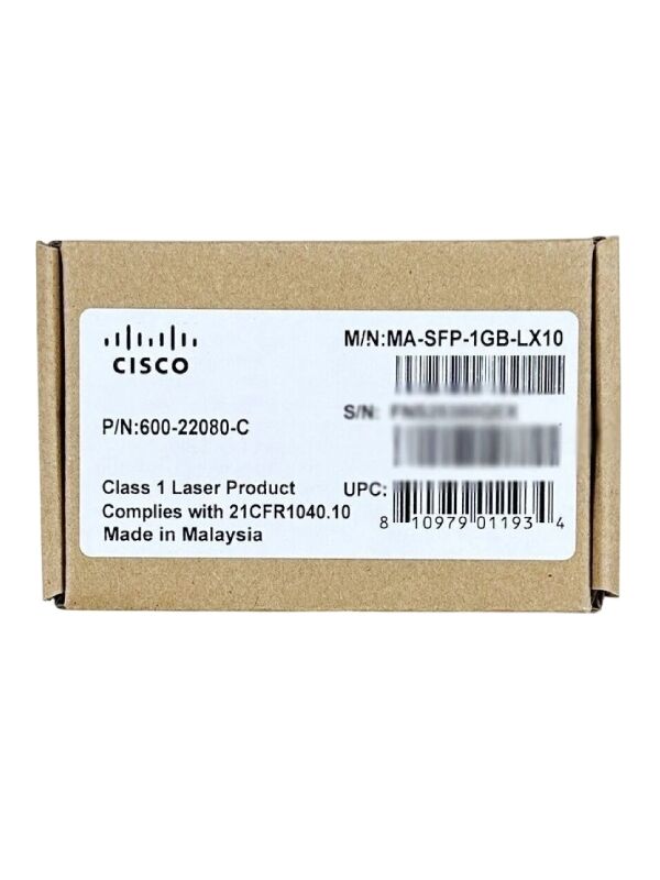 CİSCO Meraki 1000Base LX Single-Mode 1310nm 10km MA-SFP-1GB-LX10