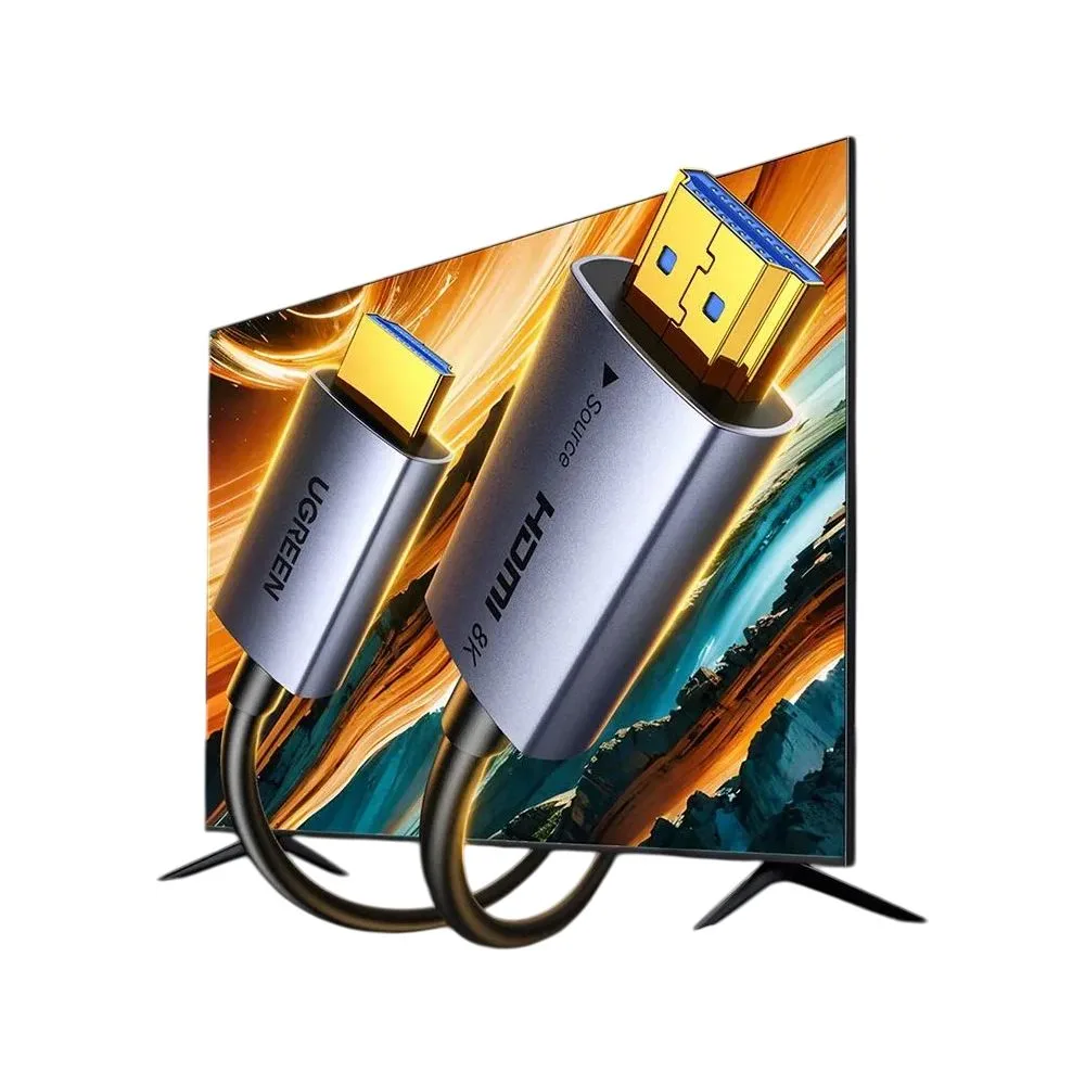 UGREEN 55509 HD183 8K 60Hz 4K 120Hz 2K 165Hz HDMI 2.1 Fiber Optik Görüntü Aktarma Kablosu 40metre