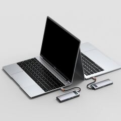 BASEUS Metal Gleam Series USB-C to 8 in 1 Çok Fonksiyonlu Bağlantı İstasyonu WKWG080113