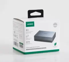 UGREEN 15641 CM633 5 Port Bağlantı Noktalı 10/100/1000Mbps Gigabit Ethernet Switch Alüminyum