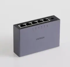 UGREEN 15641 CM633 5 Port Bağlantı Noktalı 10/100/1000Mbps Gigabit Ethernet Switch Alüminyum
