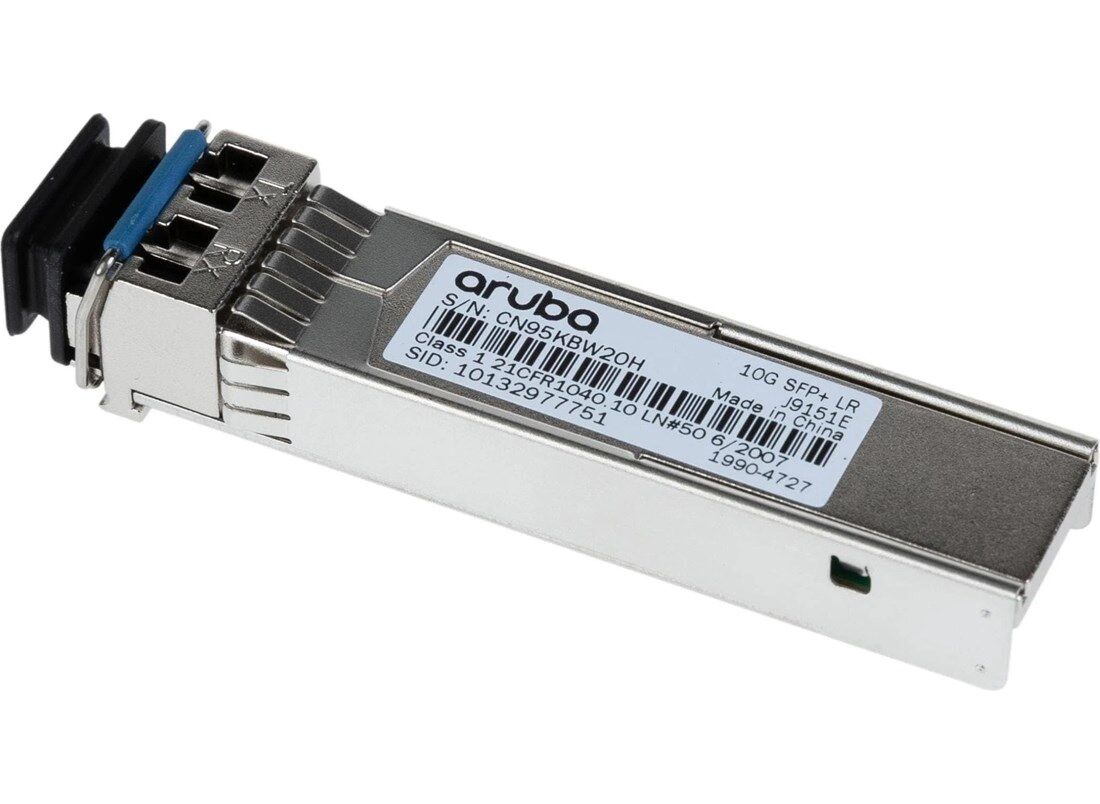 HPE Aruba 10G SFP+ LC LR 10km SMF XCVR J9151E