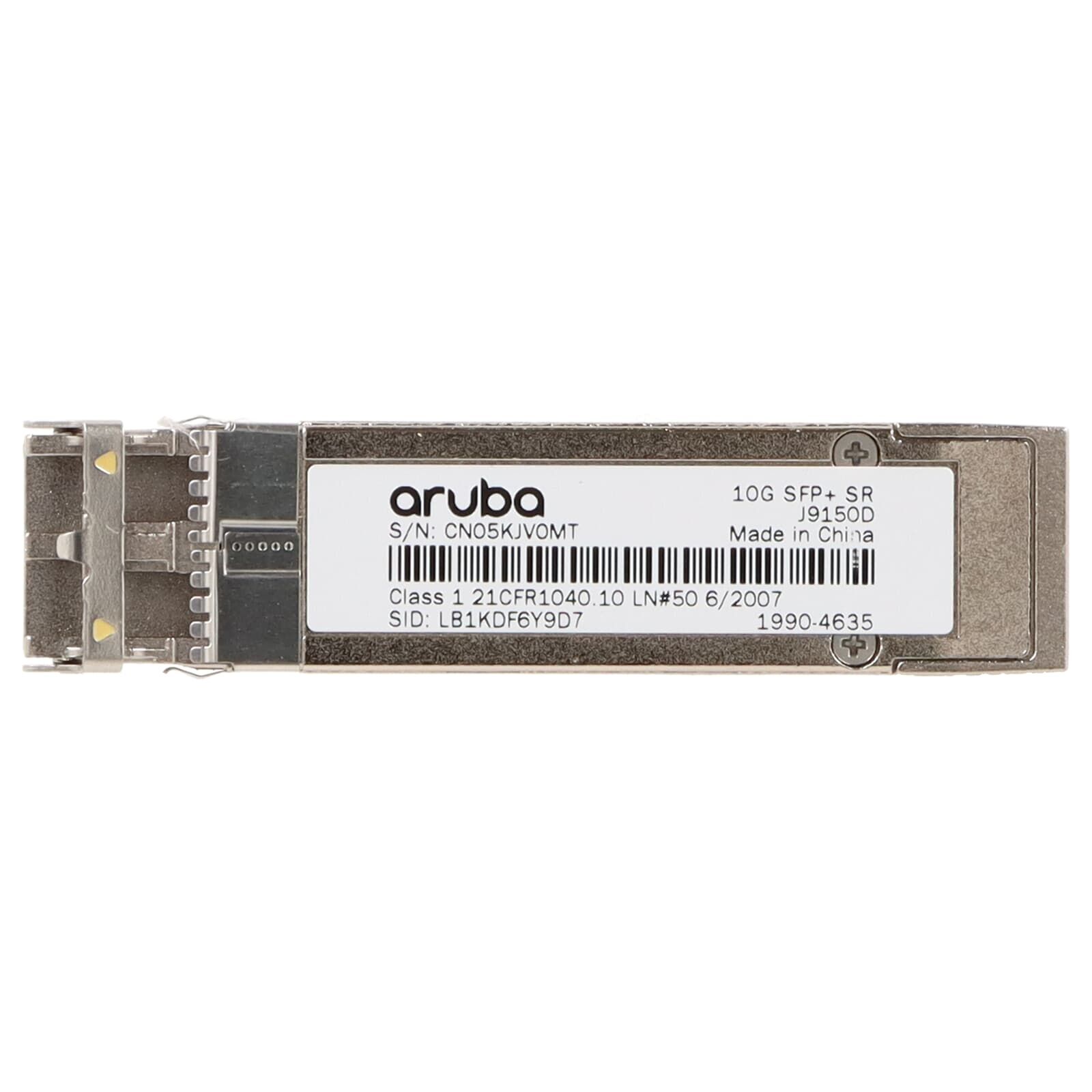 HPE Aruba 10G SFP+ LC SR 300m MMF XCVR J9150D