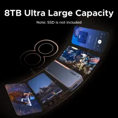 UGREEN 65727 D703 USB-C M.2 NVMe SSD 40Gbps Alüminyum Alaşımlı Kasa Muhafazası
