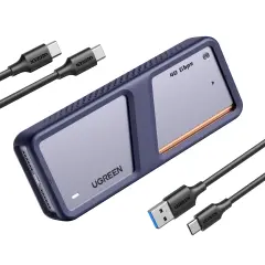 UGREEN 15976 CM642 USB4 M.2 NVMe SSD 40Gbps Harici M.2 Kutusu Alüminyum Alaşımlı Kasa - 2