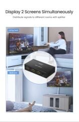 UGREEN 40201 HDMI Switch 2 Port 1 Giriş 2 Çıkış HDMI Yönlendirici Switch