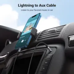 UGREEN 70509 US315 MFi Sertifikalı Lightning to 3.5mm Aux Stereo Ses Kablosu Örgülü 1 Metre - 2