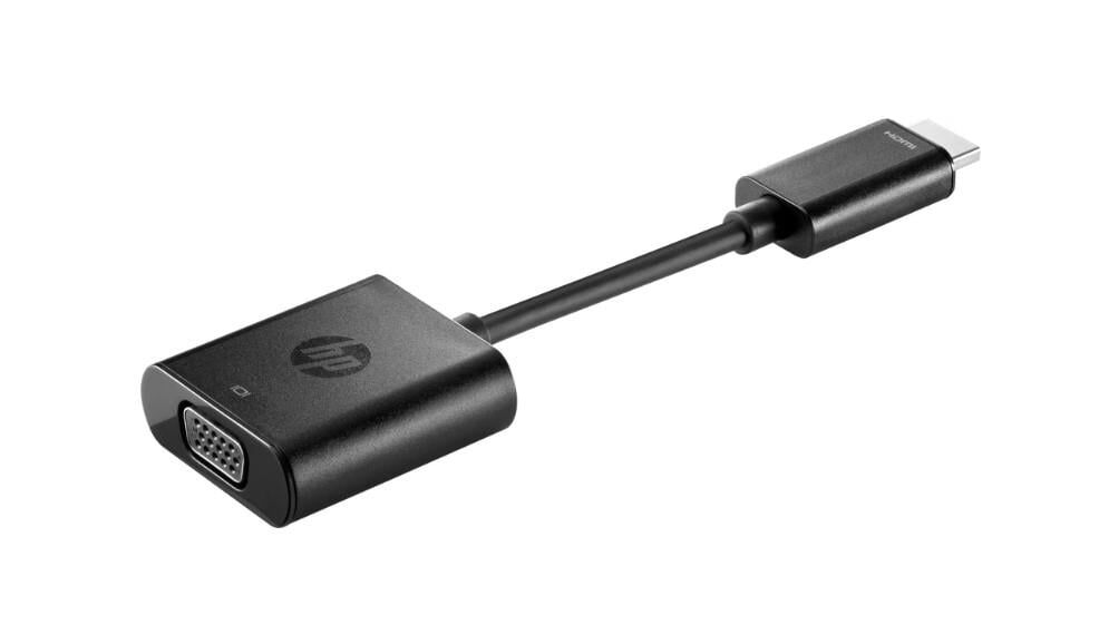 HP H4F02AA HDMI to VGA Dönüştürücü Kablo – Siyah