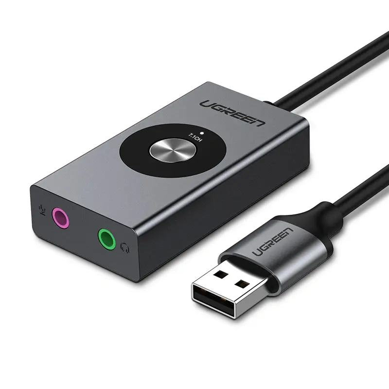 UGREEN 50711 CM190 USB-A 7.1 Kanallı Ses Kartı Ses Adaptörü
