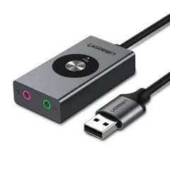 UGREEN 50711 CM190 USB-A 7.1 Kanallı Ses Kartı Ses Adaptörü