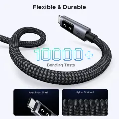 UGREEN 35501 L509 100W 5A Uno USB-C to USB-C PD Hızlı Şarj Kablosu 1metre