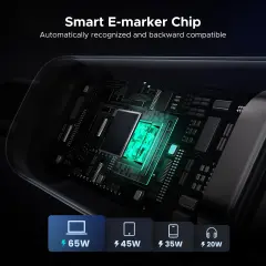 UGREEN 35501 L509 100W 5A Uno USB-C to USB-C PD Hızlı Şarj Kablosu 1metre